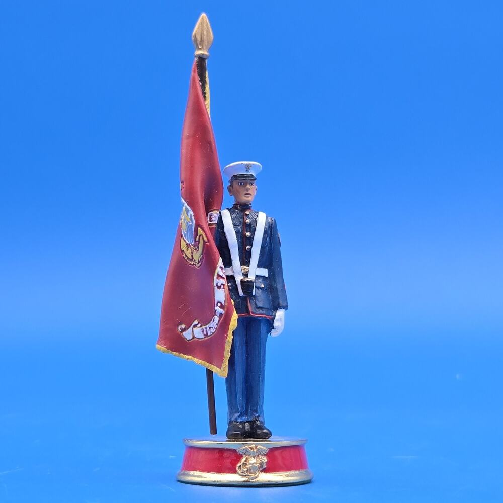 Hamilton Field of Honor Chess Piece Replacement US Marine Corps Rook Flag Bearer